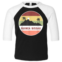 Guinea Bissau Mountain And Palms T Shirt Toddler 3/4 Sleeve Tee | Artistshot