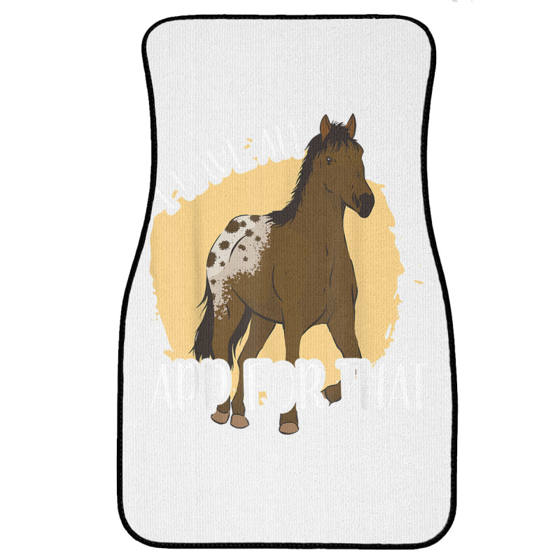 I Have An App For That, Appaloosa T Shirt Front Car Mat by James William | Artistshot