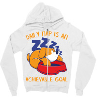 Achievable Goals Are Daily Nap Napping Lazy Dog Sweatshirt Zipper Hoodie | Artistshot