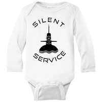 Silent Service Long Sleeve Baby Bodysuit | Artistshot