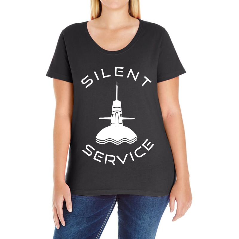 Silent Service Ladies Curvy T-Shirt by Kencot | Artistshot