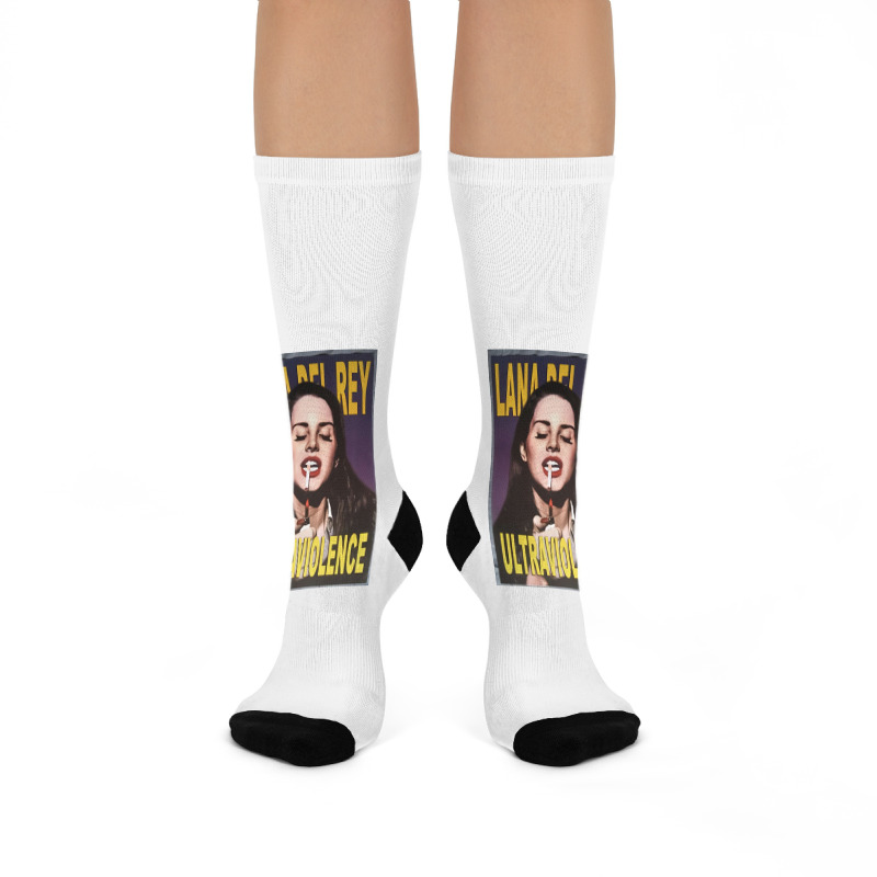 Lana Dell Ray Smoking Girl Crew Socks | Artistshot