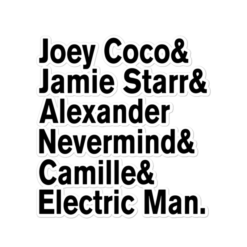 Aliases Joey Coco Sticker | Artistshot