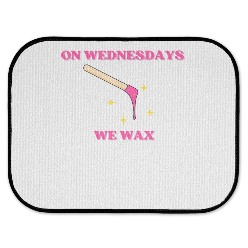 On Wednesdays We Wax Esthetician Aesthetician Skincare T Shirt Rear Car Mat | Artistshot