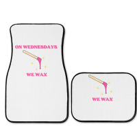 On Wednesdays We Wax Esthetician Aesthetician Skincare T Shirt Full Set Car Mats | Artistshot