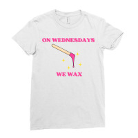 On Wednesdays We Wax Esthetician Aesthetician Skincare T Shirt Ladies Fitted T-shirt | Artistshot