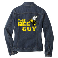 Cute Bee Keeper The Bee Guy Bee Costume Ladies Denim Jacket | Artistshot