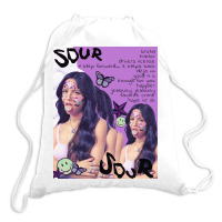 Sour Olivia Rodrigo Drawstring Bags | Artistshot