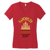 Chess Player Gifts T  Shirt International Chess Day Women's V-neck T-shirt | Artistshot