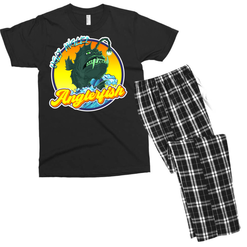 Anglerfish Ugly Anger Men's T-shirt Pajama Set | Artistshot