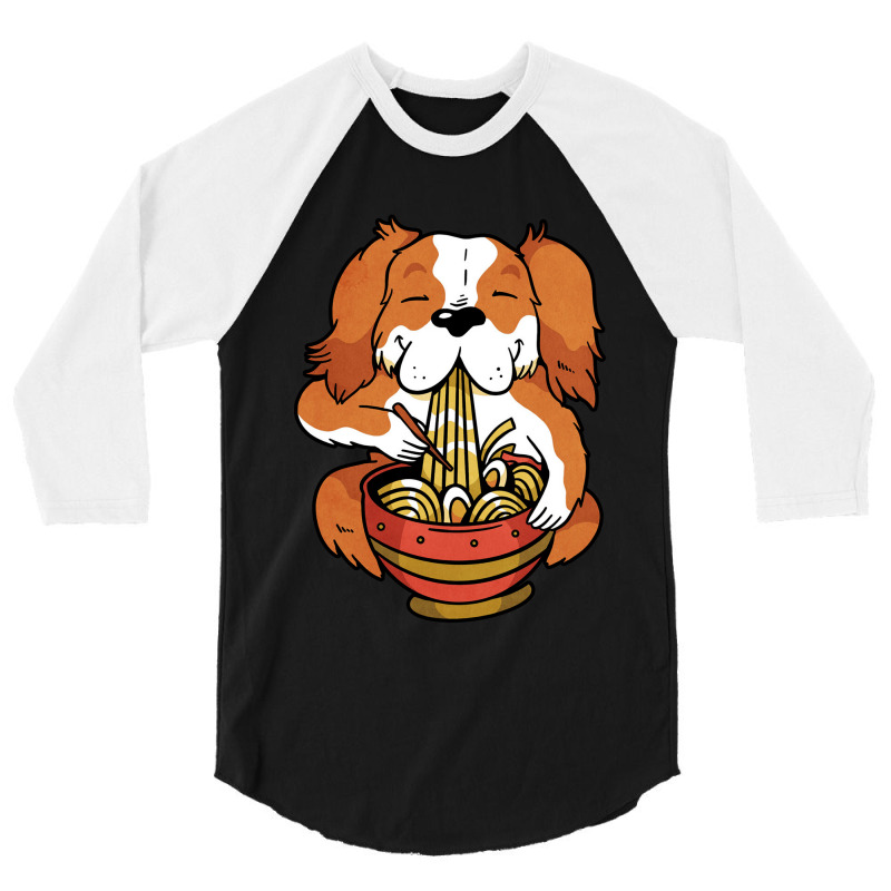 Egg Spaghetti Noodle 3/4 Sleeve Shirt by cutmemey | Artistshot