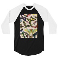 Adolphe Millot - Classic Vintage Butterfly 3/4 Sleeve Shirt | Artistshot