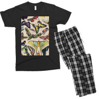 Adolphe Millot - Classic Vintage Butterfly Men's T-shirt Pajama Set | Artistshot