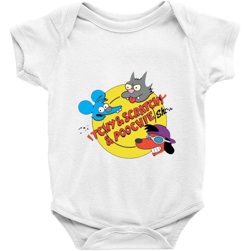 Itchy & Scratchy Baby Bodysuit | Artistshot