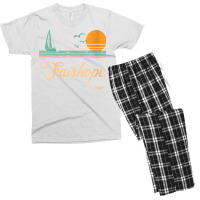 Womens Vintage Fairhope Alabama V Neck T Shirt Men's T-shirt Pajama Set | Artistshot