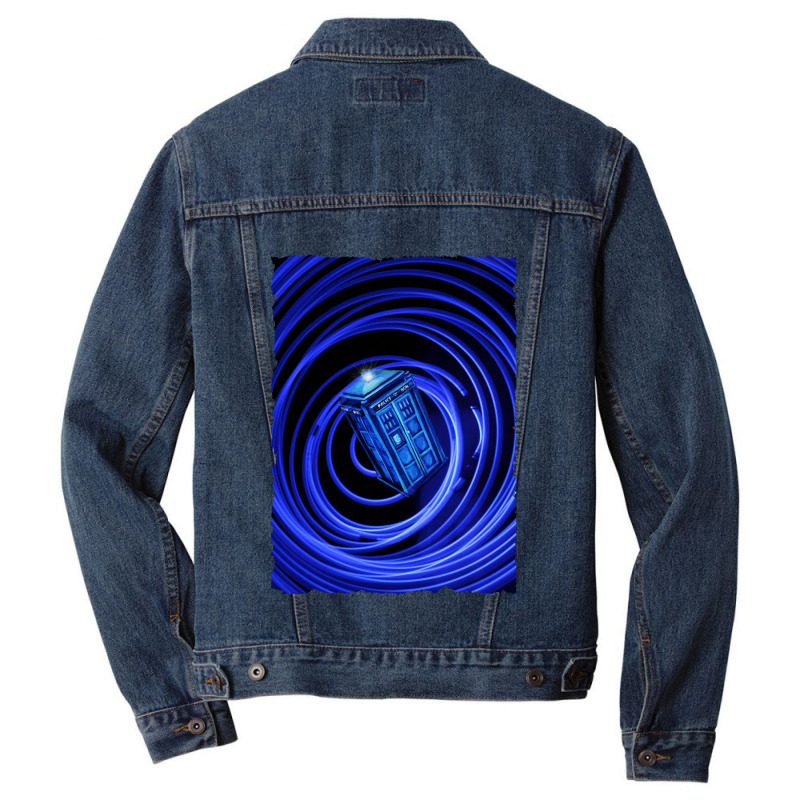 Tardis Vortex Men Denim Jacket | Artistshot