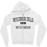 Wisconsin Dells Wisconsin Wi Vintage Zipper Hoodie | Artistshot