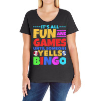 Bingo Caller Gambling Lottery Bingo Player Funny Bingo T Shirt Ladies Curvy T-shirt | Artistshot