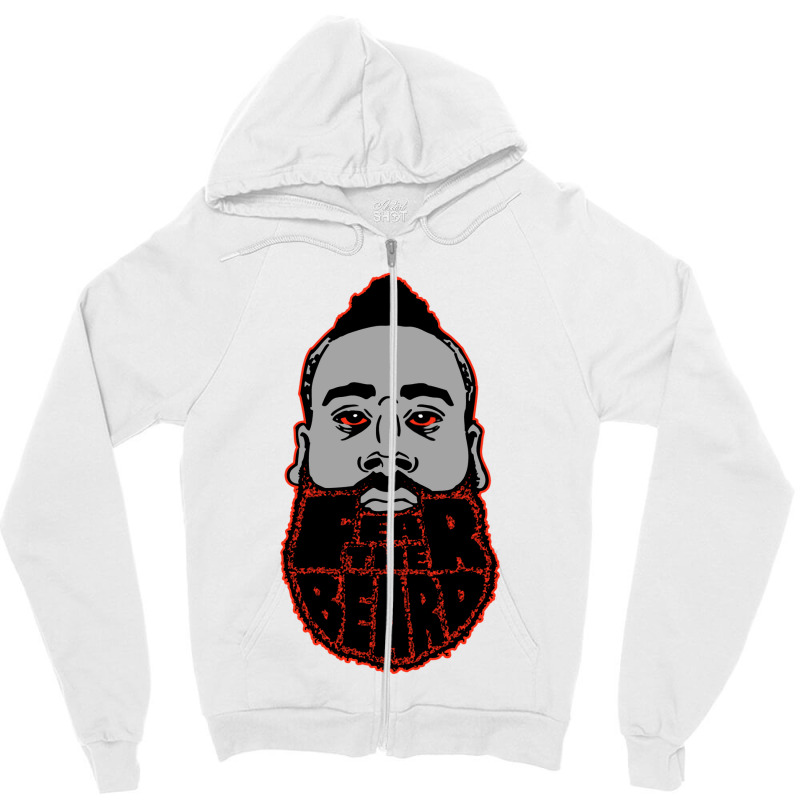 Fear The Beard Zipper Hoodie | Artistshot