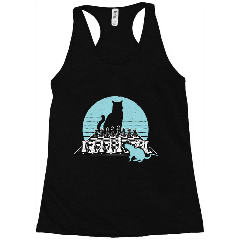 Cat Owner Chess Board Grandmaster Chess Player Racerback Tank | Artistshot