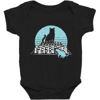 Cat Owner Chess Board Grandmaster Chess Player Baby Bodysuit | Artistshot