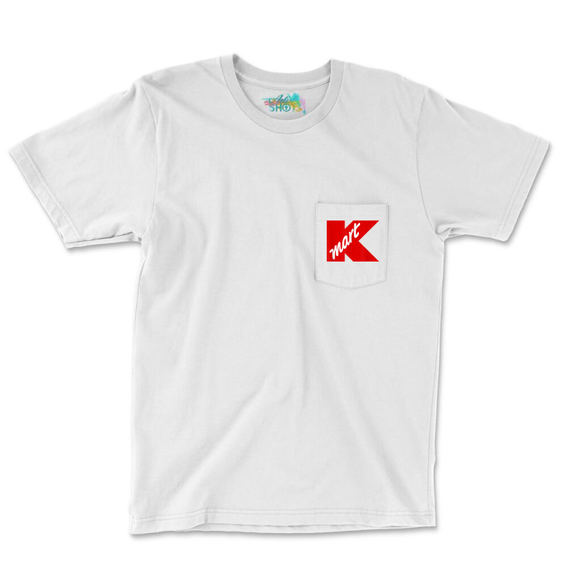 Kmart Department Vintage Retro K Mart T Shirt Pocket T-shirt. By Artistshot