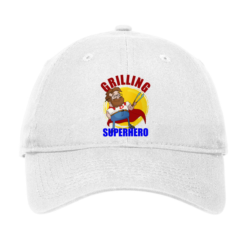 Grilling Superhero Adjustable Cap | Artistshot