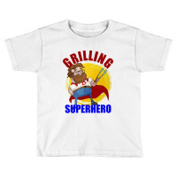 Grilling Superhero Toddler T-shirt | Artistshot