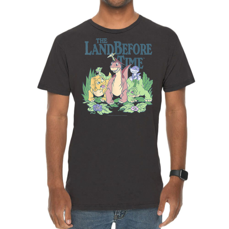 Land Before Time Pastel Dinosaur Friends T Shirt Vintage T-shirt | Artistshot