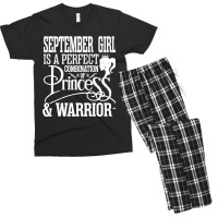 September Girl Is A Perfect Combination Of Princes Men's T-shirt Pajama Set | Artistshot