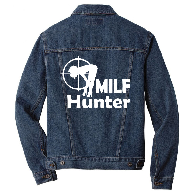 Milf Hunter Men Denim Jacket | Artistshot