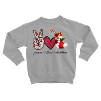 Peace Love Christmas Tis The Season Christmas Family Pajamas T Shirt Toddler Sweatshirt | Artistshot