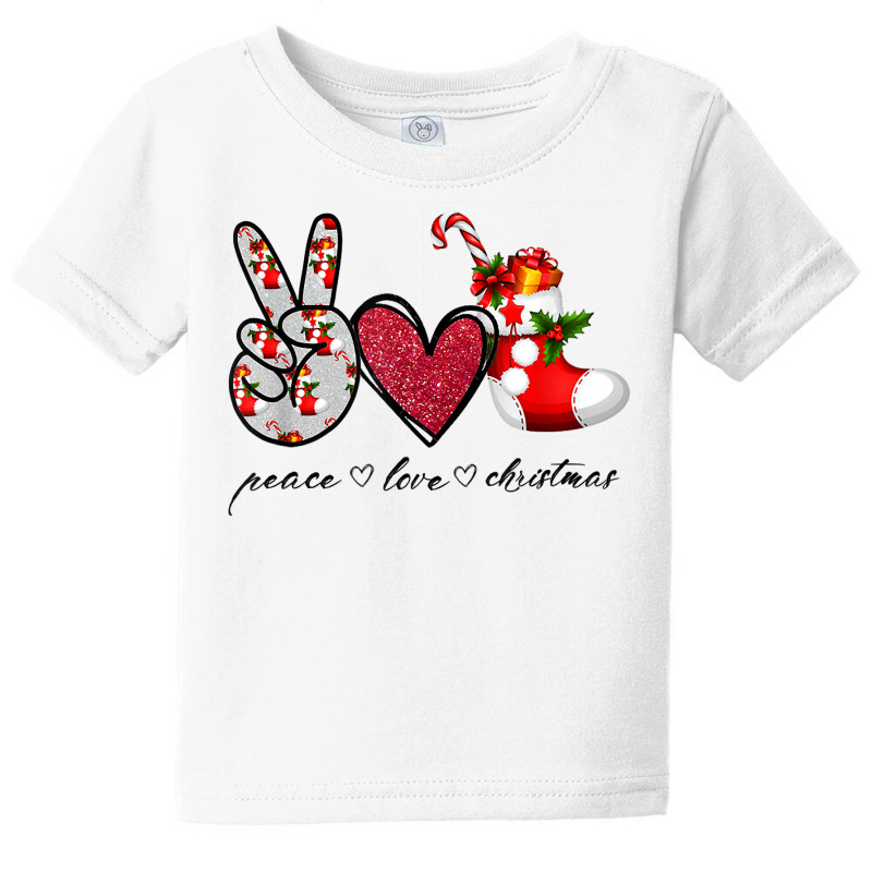 Peace Love Christmas Tis The Season Christmas Family Pajamas T Shirt Baby Tee by kryloxsiriaso4 | Artistshot