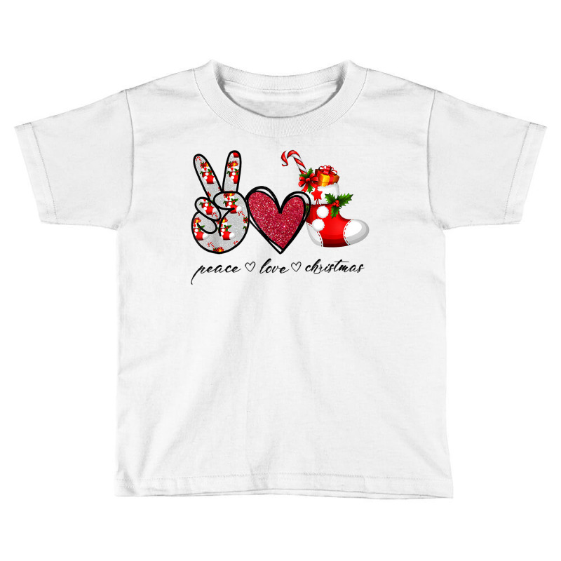 Peace Love Christmas Tis The Season Christmas Family Pajamas T Shirt Toddler T-shirt by kryloxsiriaso4 | Artistshot