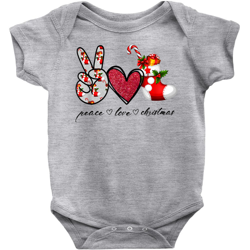 Peace Love Christmas Tis The Season Christmas Family Pajamas T Shirt Baby Bodysuit by kryloxsiriaso4 | Artistshot