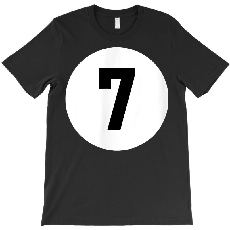 Pool Ball 7 Matching Billiards Gift Easy Halloween Costume T Shirt T-shirt | Artistshot