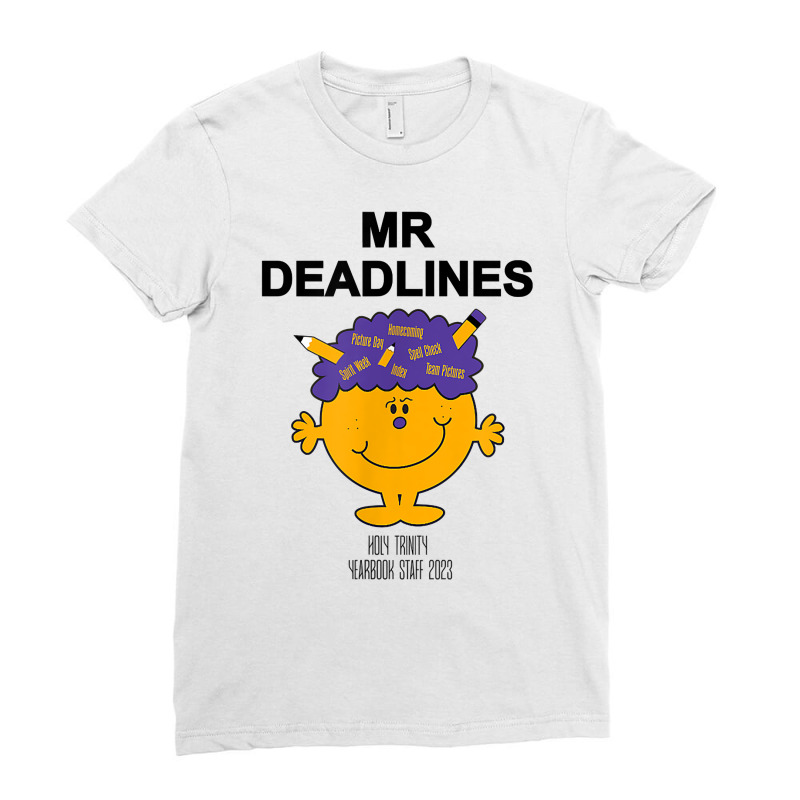 Mens Mr. Deadlines Ii   Yearbook T Shirt Ladies Fitted T-Shirt by h.avenaver | Artistshot