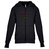 Back To The Future Time Circuits Youth Zipper Hoodie | Artistshot