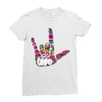 American Sign Language Gift Ladies Fitted T-shirt | Artistshot