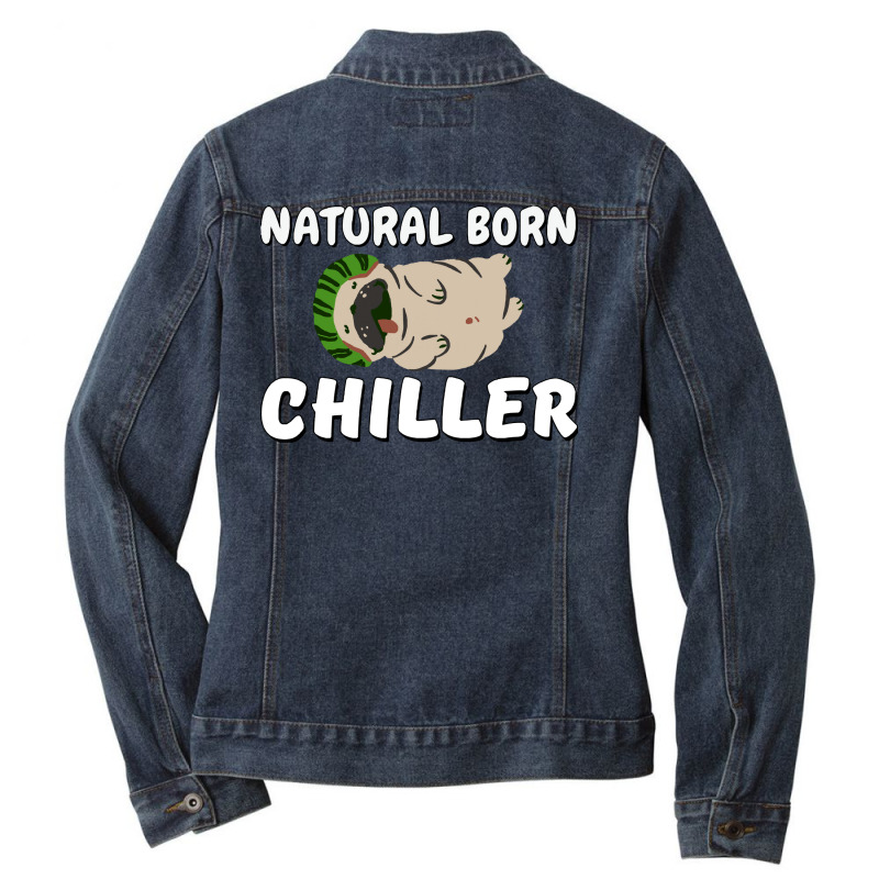 Natural Born Chiller T  Shirt Natural Born Killer... With A Watermelon Ladies Denim Jacket by surgeonpunch | Artistshot