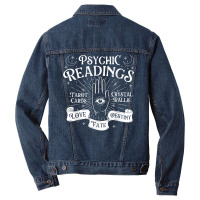 Psychic Readings   Fortune Teller Chiromancy Palm Reading T Shirt Men Denim Jacket | Artistshot