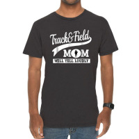 Track And Field Mom Tee Loud Cheer Mom Runner Running Vintage T-shirt | Artistshot