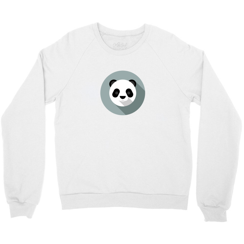 Panda Baby Face Crewneck Sweatshirt | Artistshot