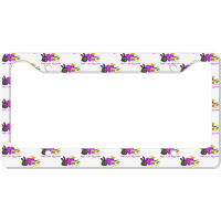 Peace Love King Cake Funny Mardi Gras Party Carnival Gifts T Shirt License Plate Frame | Artistshot