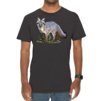 Gray Fox Vintage T-shirt | Artistshot