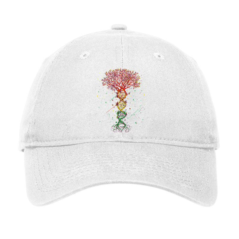 Dna Tree Life Genetics Biologist Science Earth Day Adjustable Cap by PhoebeHaggett | Artistshot