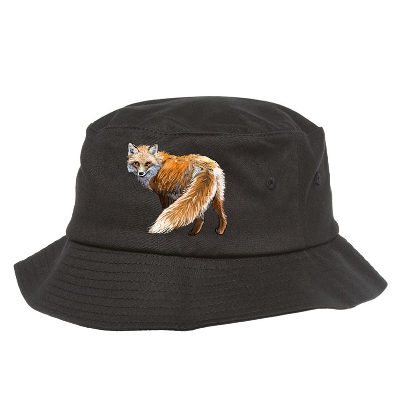 Red Fox Bucket Hat by LillyAllenDesigns | Artistshot