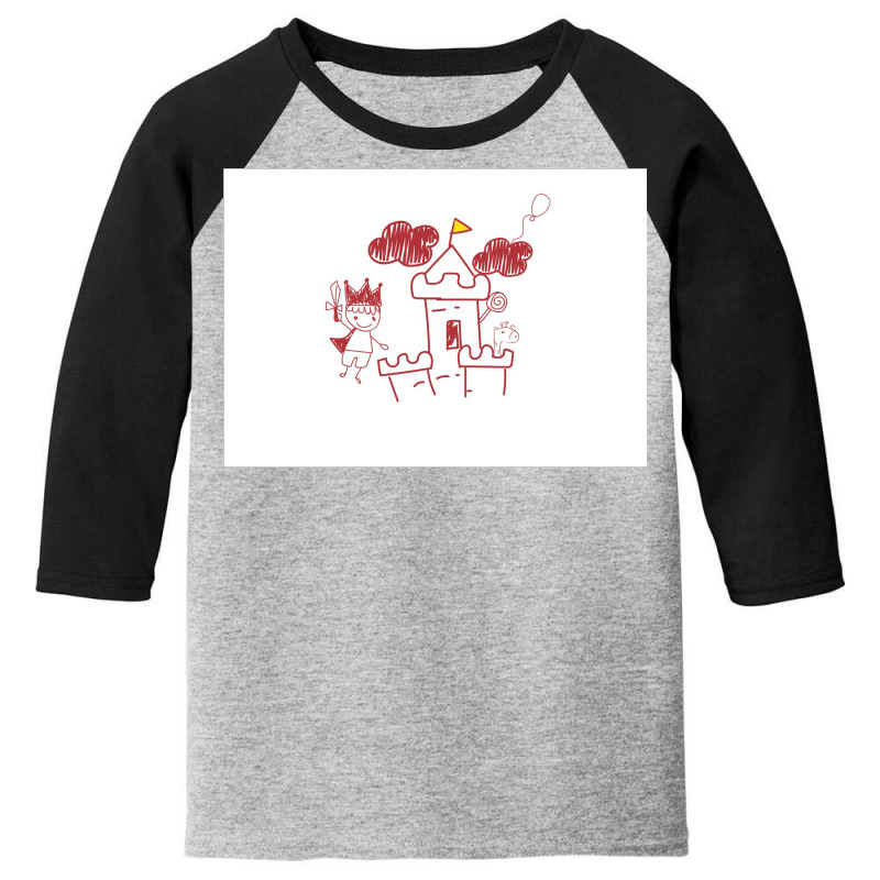 Kids Castle Youth 3/4 Sleeve | Artistshot