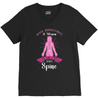 Bionic Spine Surgery Survivor Back Spinal Fusion Lumbar T Shirt V-neck Tee | Artistshot