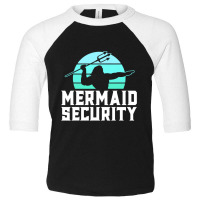 Mermaid Security Shirt Mens Boys Swimmer Dad Merdad Trident T Shirt Toddler 3/4 Sleeve Tee | Artistshot